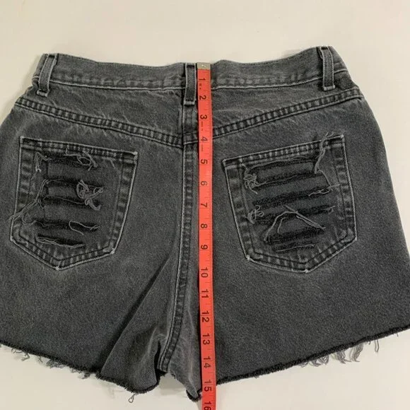 Faded Glory Shorts Gray Grunge, Goth, Punk - Picture 8 of 8